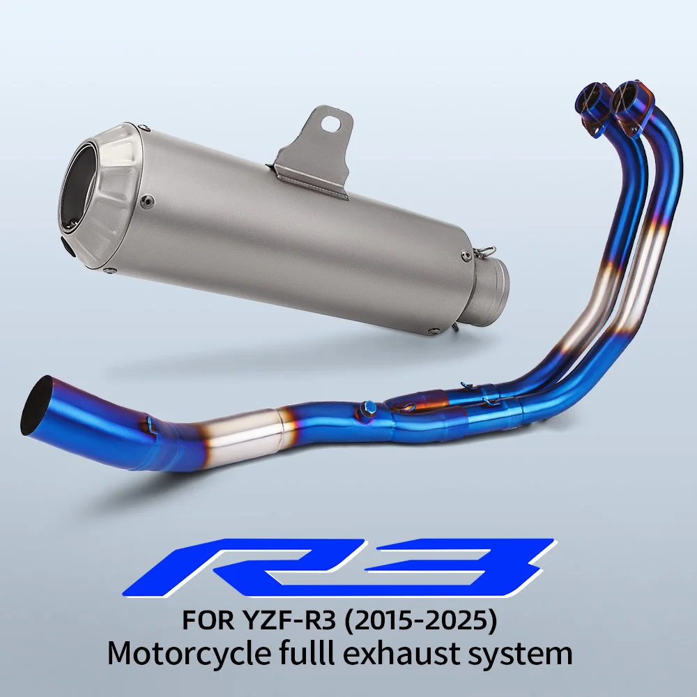 

For YZF-R3 MT03 R25 K25 R3/51mm (adapted to 2015-2025 models) motorcycle stainless steel front exhaust system set