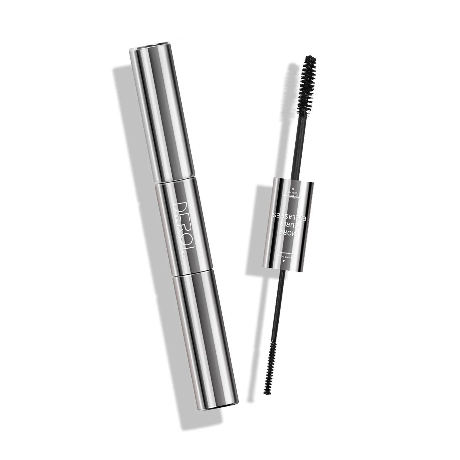 Waterproof Fine-headed Mascara For Long Thick Curling Quick-drying Non-smudged Double-headed Slim Mascara Long-lasting TSLM2