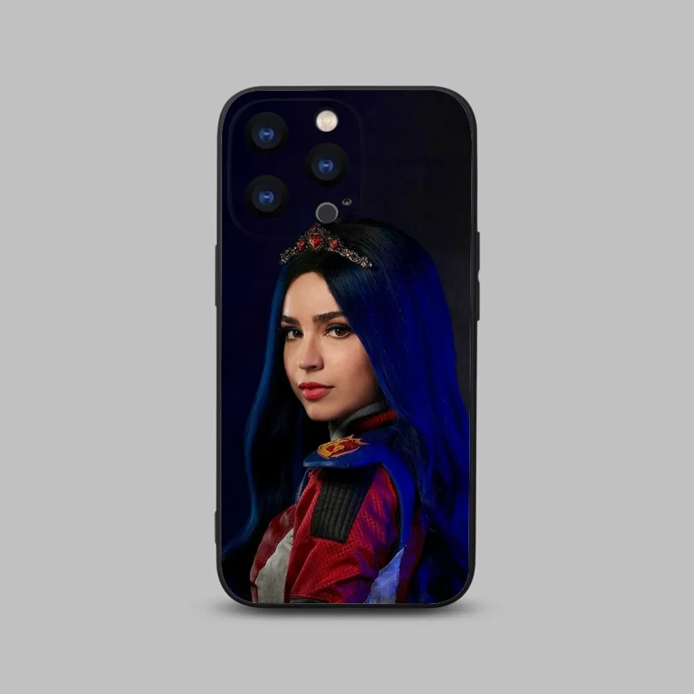 S-Sofia Carson Phone Case For iPhone 15,14,13,12,11 Plus,Pro,Max,XR,XS,X,7,8 Plus,SE,Mini Black Silicone Soft