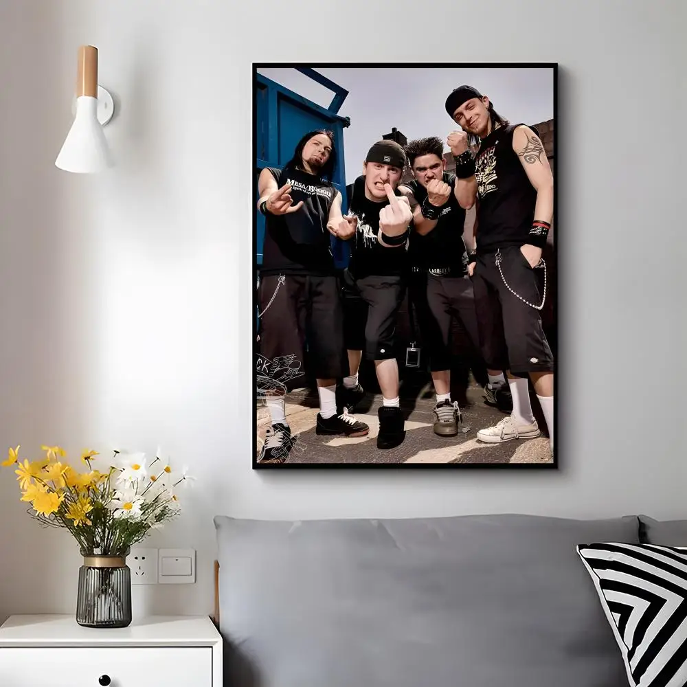 Metalcore Band B-bullet for My Valentine Poster Trendy Aesthetic Wall Decor for Dorm & Bedroom