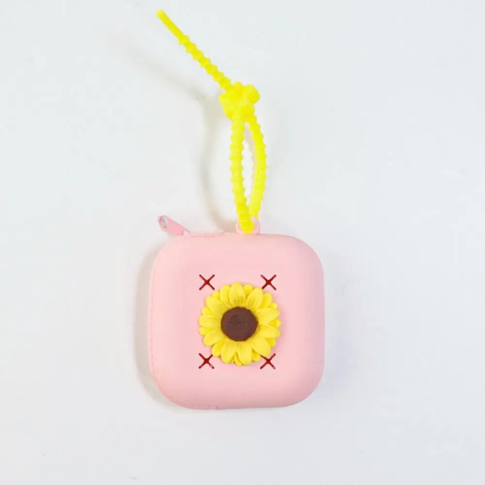 

Mini Holes Coin Purse Silicone Zipper Card Holder Money Bag