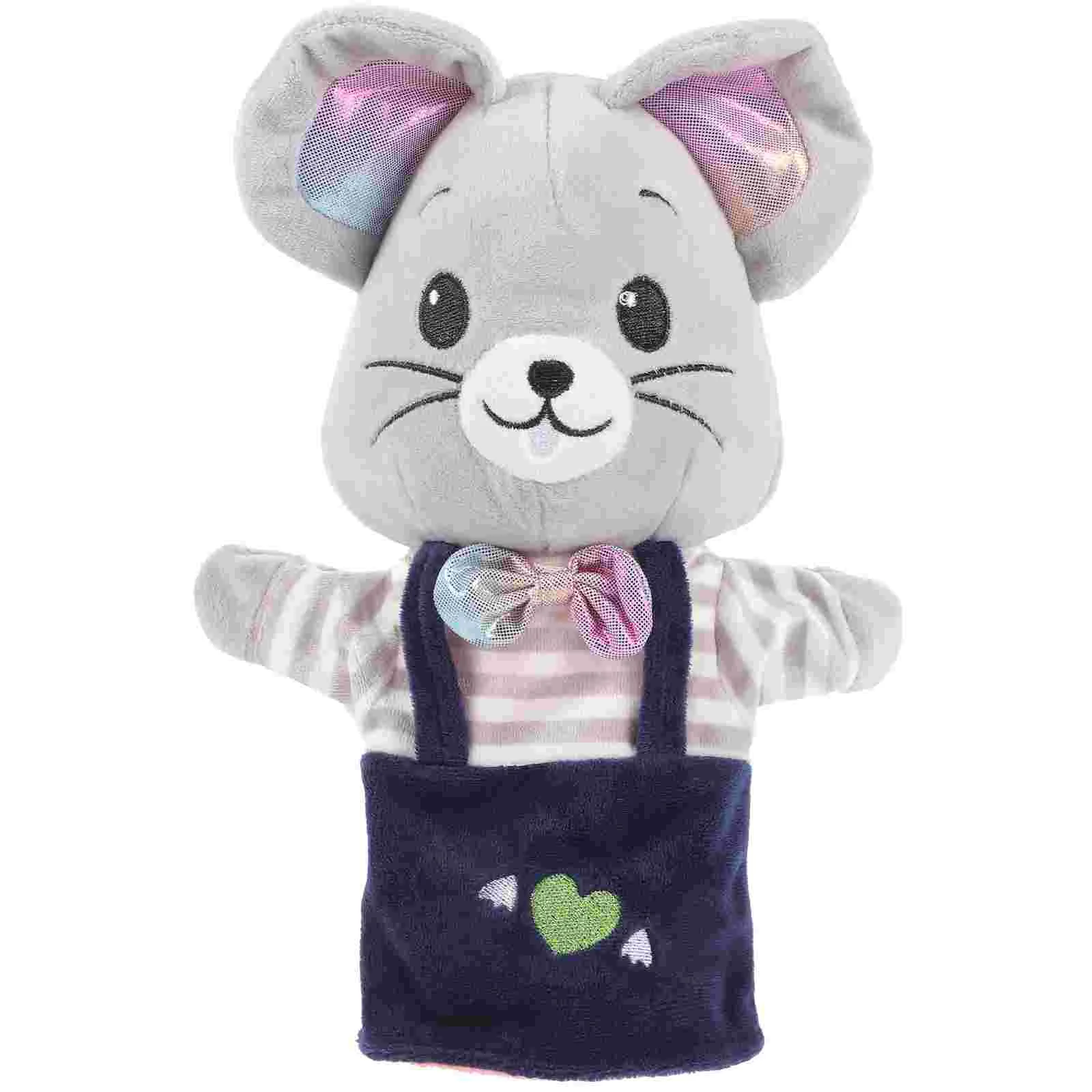 

Hand Puppet Early Education Toy The Marionettes Puppets for Kids Cartoon Animals Mouse Plush Stuffed Baby Toys Infant Toddlers
