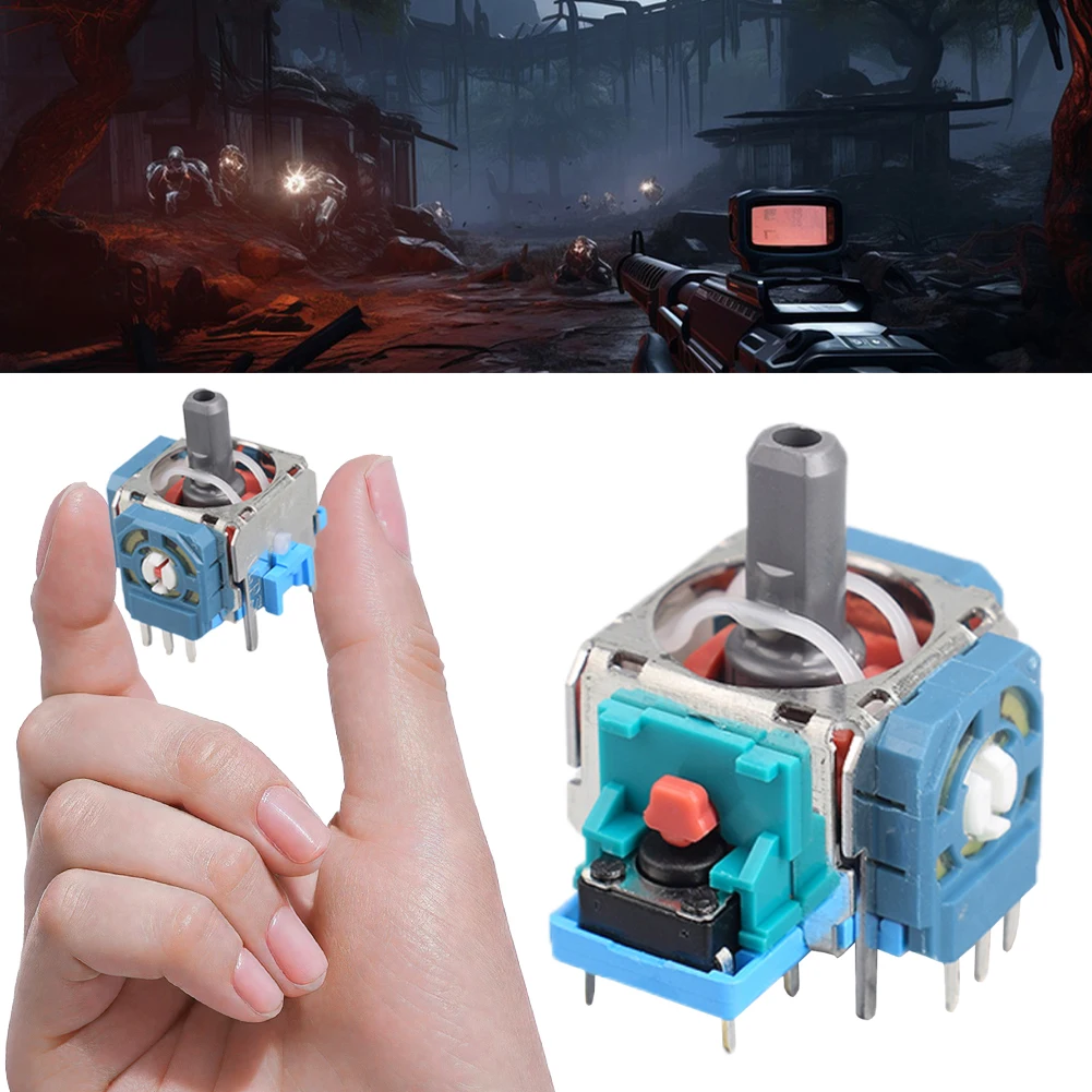 2 ชิ้นแท่งอนาล็อกสำหรับ PS5 คอนโทรลเลอร์ไร้สายนิ้วหัวแม่มือแท่งอนาล็อก 3D จอยสติ๊กสำหรับคอนโทรลเลอร์เพลย์สเตชัน 5