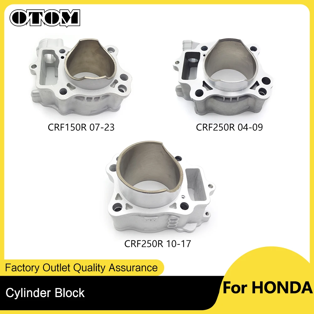 OTOM Motorcycle 2023 Air Cylinder Block For HONDA CRF150R CRF250R CRF250X Dirt Bike Engine Parts Cylinder Head Standard Bore