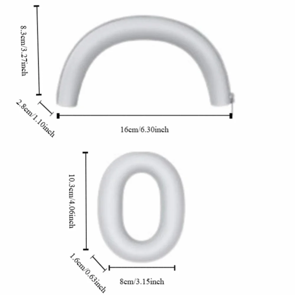 Cuffie in silicone Cuscinetti Cover Antiurto Anti-polvere Auricolari di ricambio Custodia protettiva morbida per fascio di testa per Sony WH-1000XM6