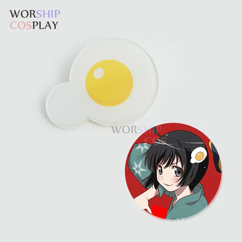 Araragi Tsukihi Sunny-side up Hairpin Bakemonogatari Acrylic headwear Cosplay Prop