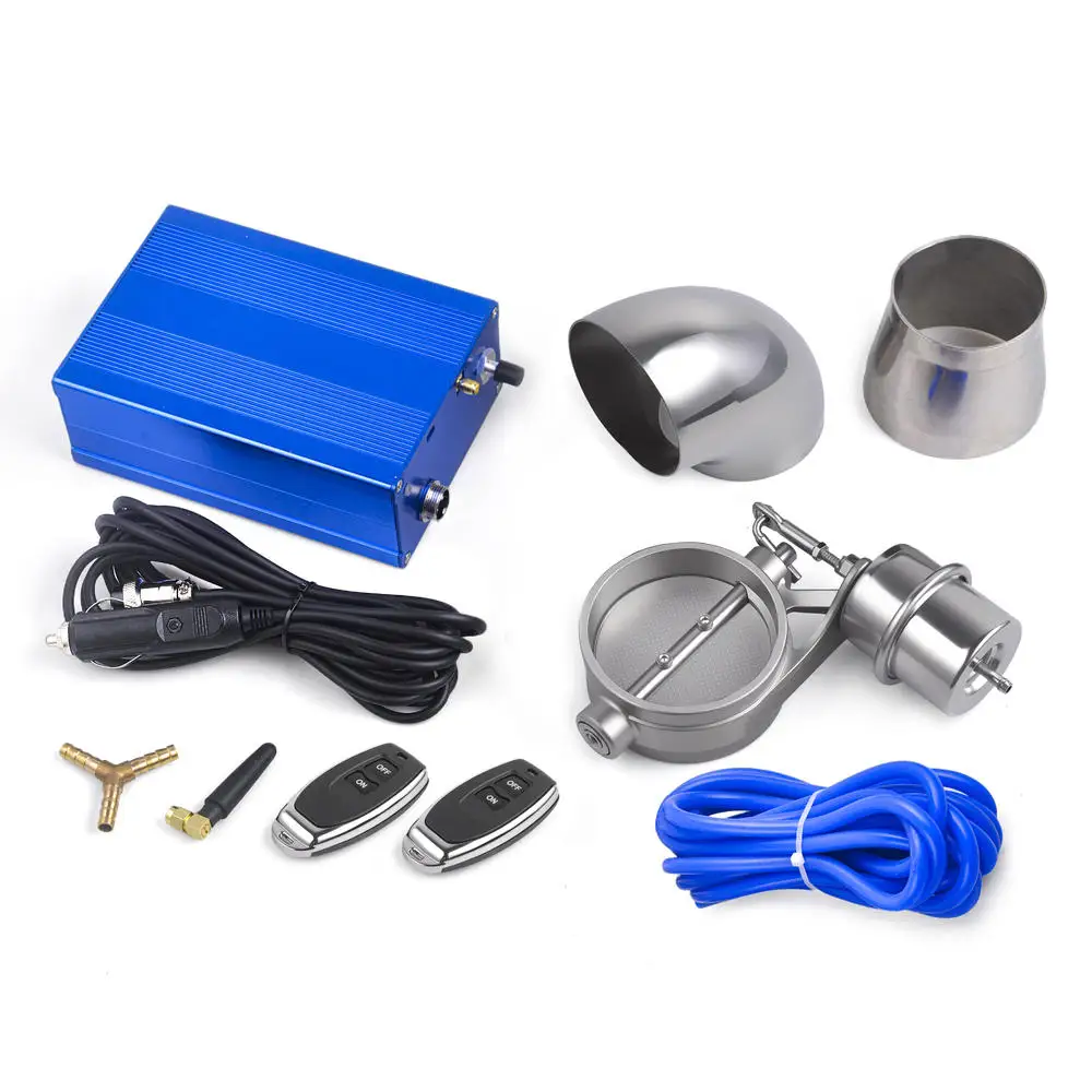 

Universal 12V Exhaust Cutout Valve Pump Control Unit Set Exhaust Vacuum Valve Pump with Remote Control