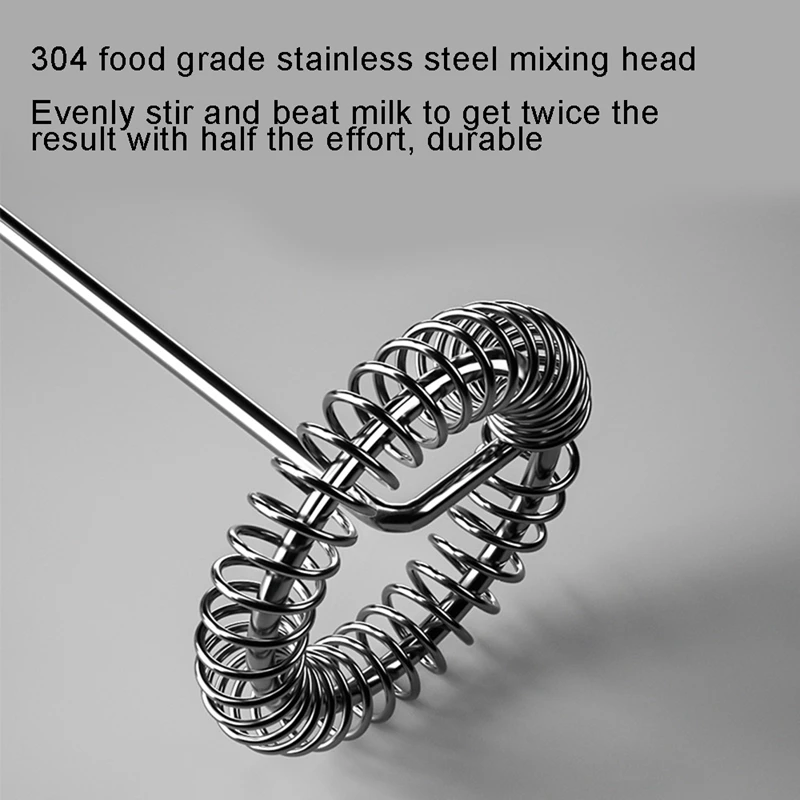 เครื่องตีฟองนมไฟฟ้าขนาดเล็กทำจากสเตนเลสสตีลใช้ในครัวทำจากครีมช็อกโกแลต