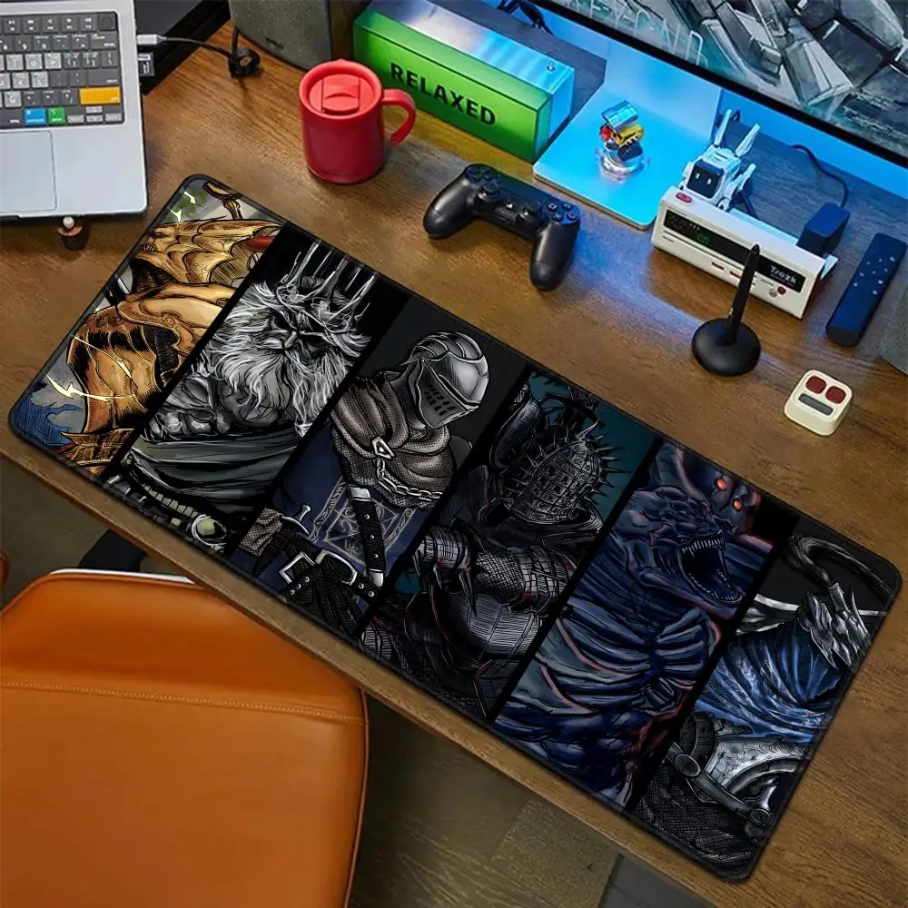 

Коврик для мыши Game Dark Souls, резиновый коврик для ноутбука Xxl, коврик для мыши, ноутбук, геймер, компьютерный стол, игровые аксессуары