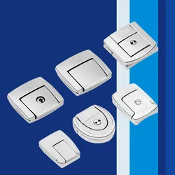 Golf Box Button Bag Zinc Alloy Buckle Fastener Luggage Luggage Hasp Lock with Key