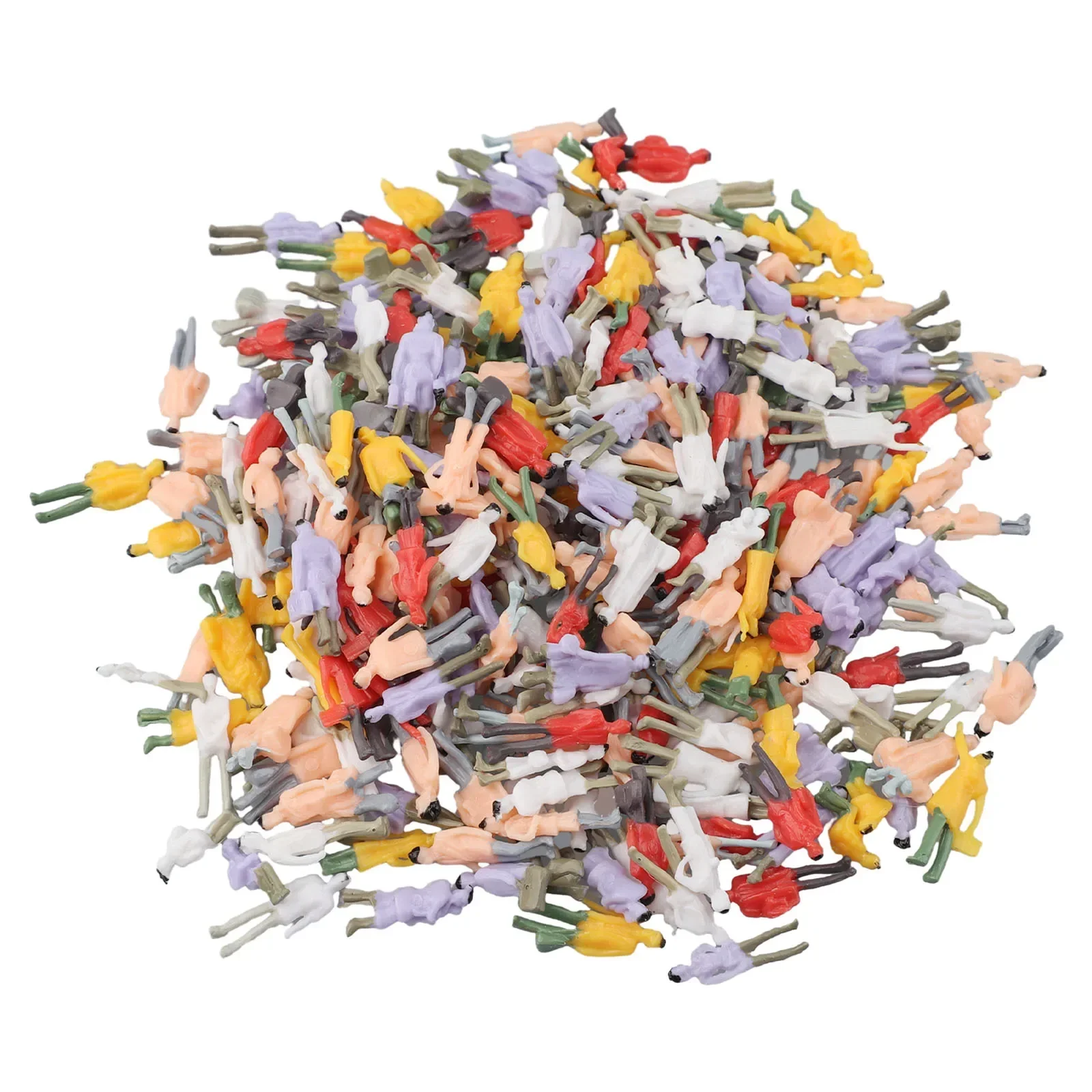 

Окрашенные фигурки макет железнодорожного поезда 1 87 300 шт. аксессуары из АБС-пластика отличная коллекция масштаб HO смешанная партия модель сцены поезда