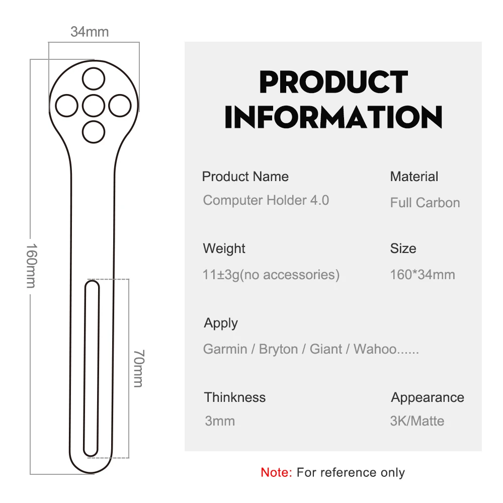 Держатель для велосипедного компьютера, карбоновый велосипедный компьютер, секундомер, держатель для спидометра для Wahoo Garmin Giant Bryton, держатель для фонаря