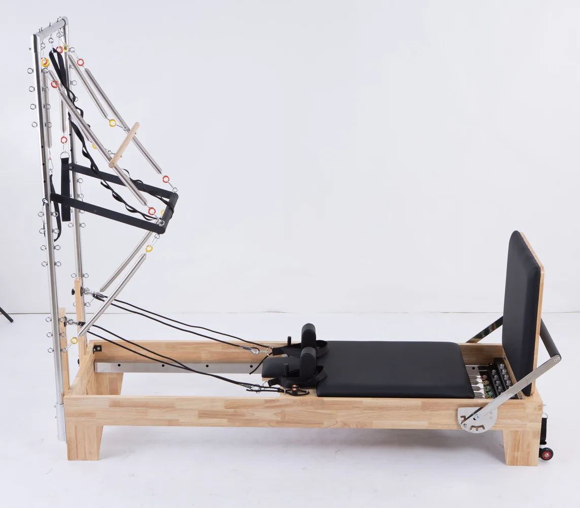 

Durable 2-in-1 Oak Semi-Elevated Fitness Equipment for Pilates Studio Use