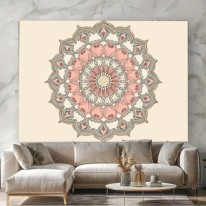 1 قطعة نسيج الجدار بوهو شيك ماندالا نسيج لديكور الحائط ، فن المنزل على الطراز البوهيمي