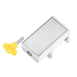 Lock Door Window Plug Adjustable Thick Sliding Anti-theft Child Children Steel Limit Rail Windows Adjust Safety Locks Dropshipin