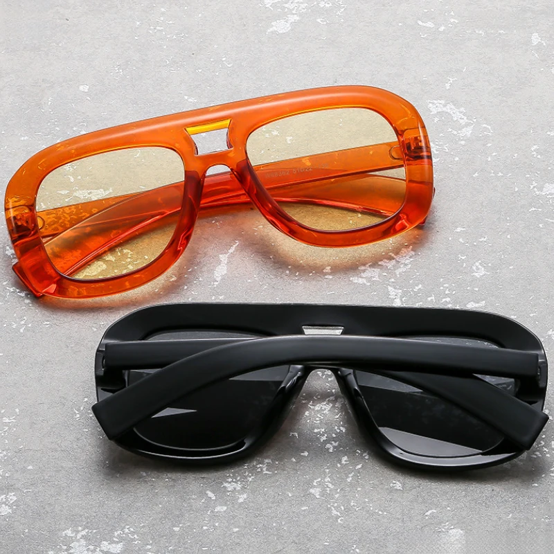Fashion Pilot Sunglasses Women Brand Designer Candy Color Trendy Stylish TInt Lens Large Frame Casual Daily Shades UV400