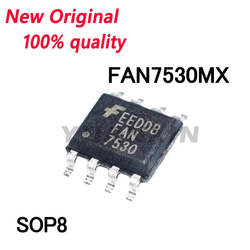 5-10/PCS New Original FAN7530MX FAN7530M FAN7530 SOP8 Liquid crystal power chip In Stock