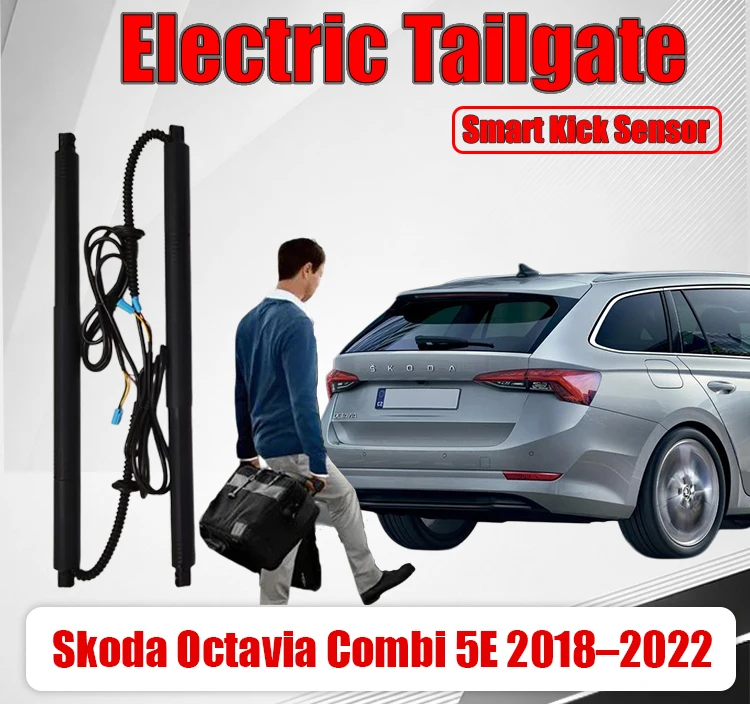Electric Tailgate Upgrade Kit For Skoda Octavia Combi 5E Power Lift Support Rods Auto Trunk Boot Lid Power Liftgate Modi