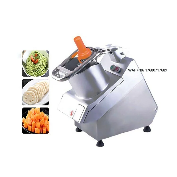 

Small Commercial Automatic Fruit and Vegetable Cutter Julienne Shredder Dicer Potato Carrot Lemon Orange Cutting Slicer