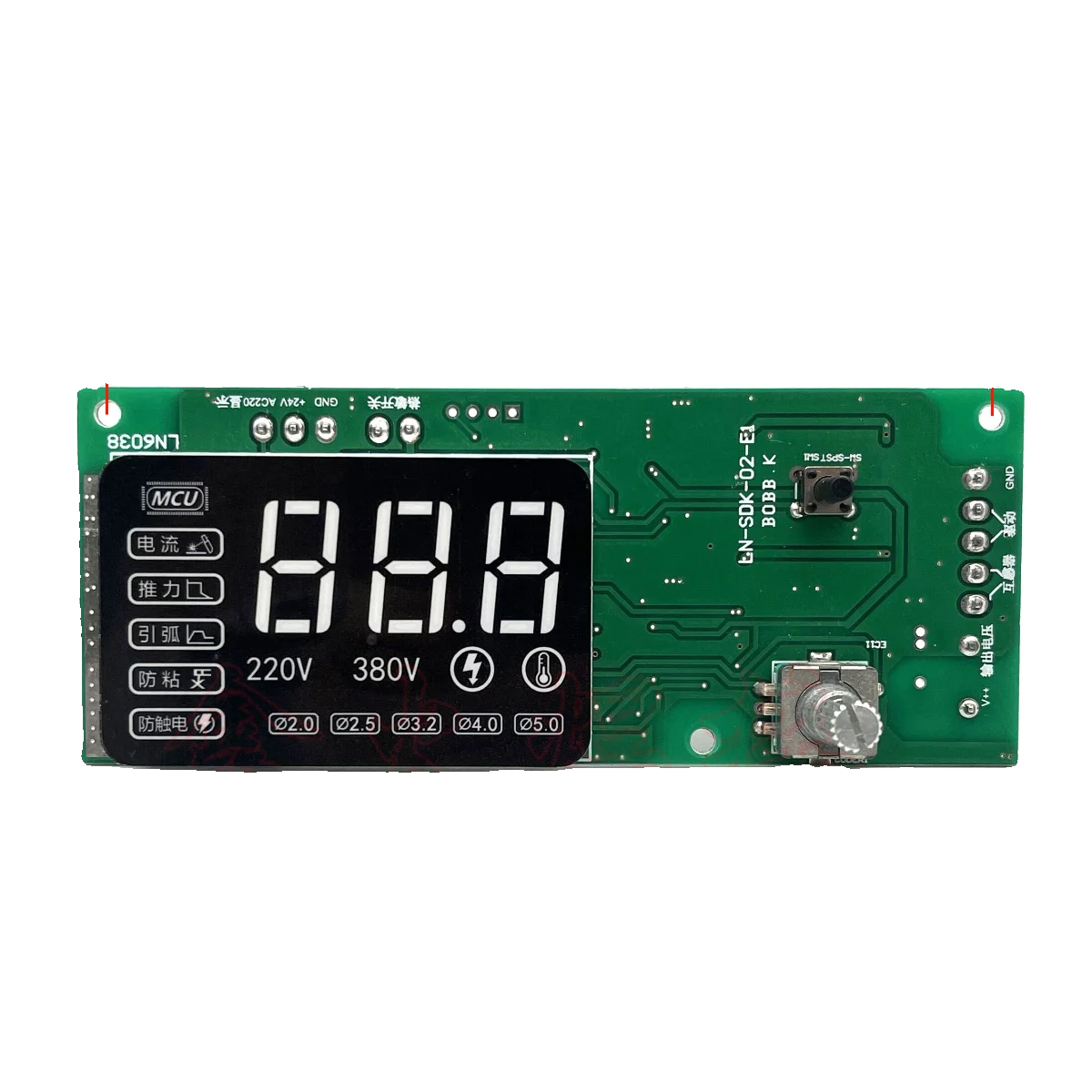 Digital display panel for welding machine ZX7 single tube welding machine current control panel new model