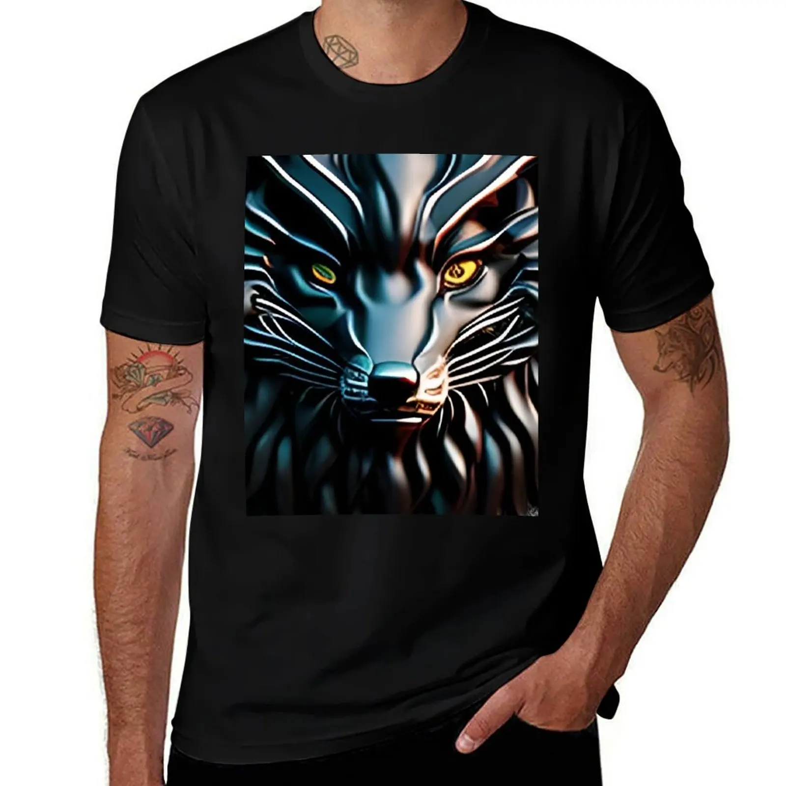 

Black and White Portrait Dog Head T-Shirt custom t shirt designer shirts blanks mens graphic t-shirts pack