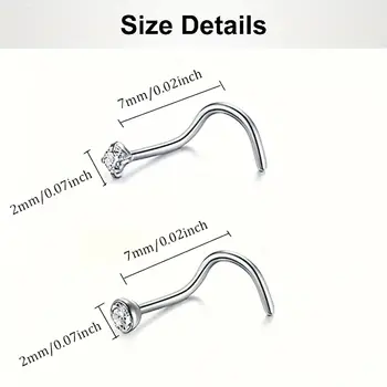 10 best sales Piercing 2 mm - №1