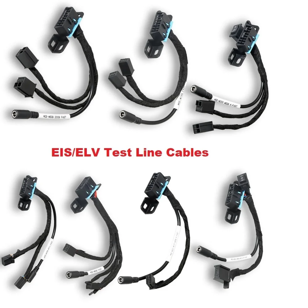 For Benz W209 W211 W906 W169 W208 W202 /W210 W639 Xhorse VVDI MB Tool EIS/ELV Test Line Cables