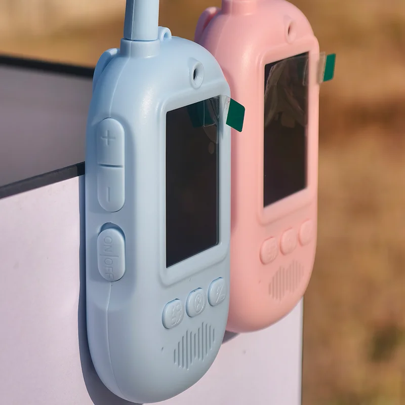 Kinder Video Walkie Talkies Set, 2 Inch Scherm, Eén-Knops Oproep, Lange Bereik, Kindvriendelijk, Gemakkelijk in Gebruik, Intercom Speelgoed, Cadeaus voor Jongens en Meisjes