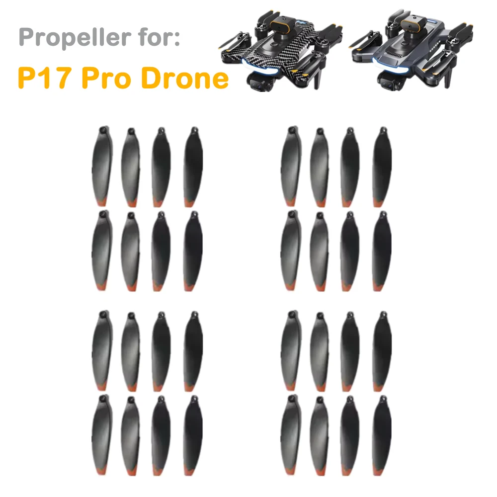 P17 PRO Brushless Drone Quadcopter ใบพัดอะไหล่ fot P9 P11 P17 Pro Wing Maple Leaf อุปกรณ์เสริม 8 ชิ้น/เซ็ต