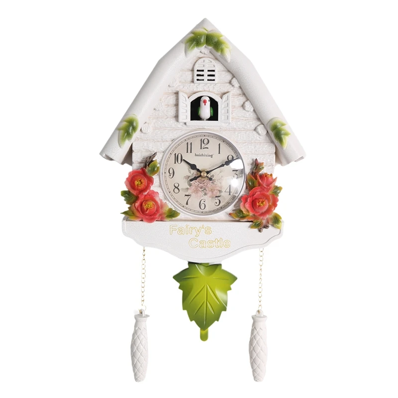 Cute Bird Wall Clock Cuckoo Alarm Clock Cuckoo Clock Living Room Watch Brief Children Bedroom Decor Home Day Time Alarm Clocks