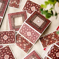 30 pcs/pack Memo Pad Vintage artistic elegant classical pattern hand ledger easy-to-tear handwritten material paper 5 styles