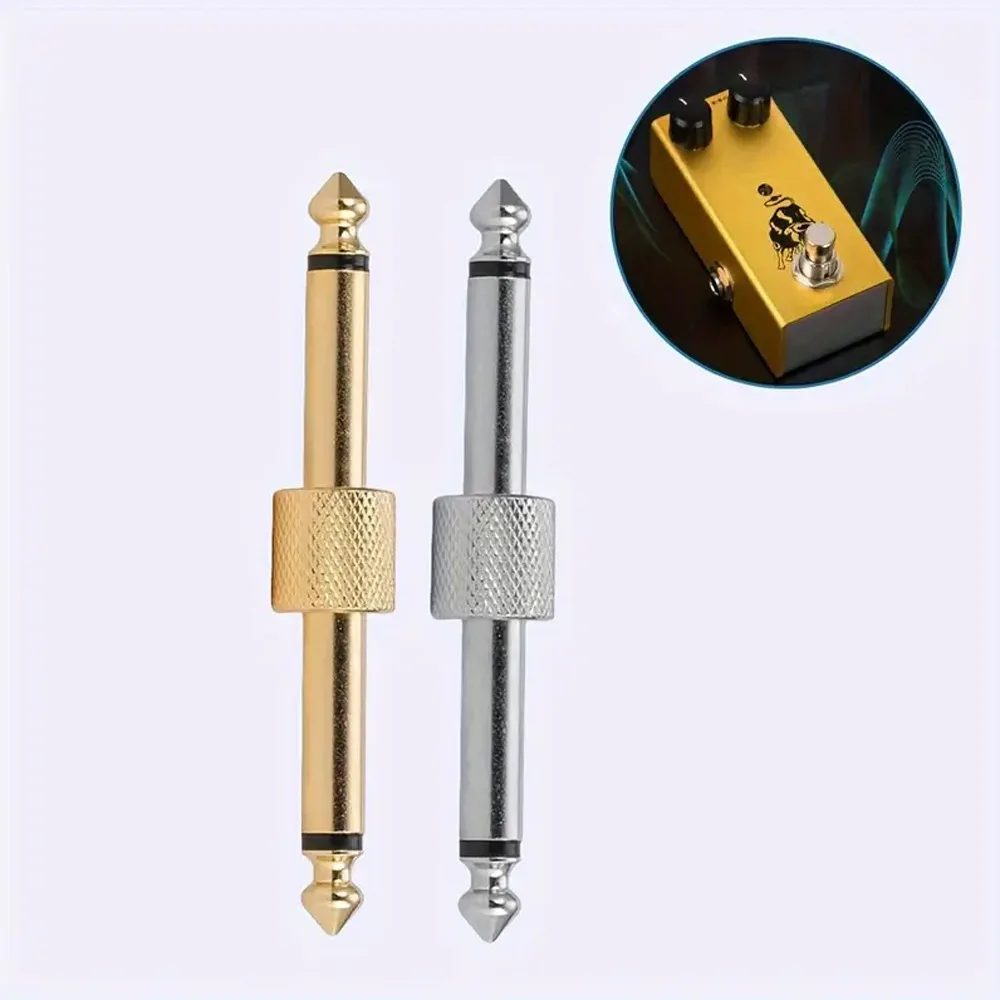 

Адаптер-коннектор 6,35 мм для гитарных эффектов, аксессуар для педалборда