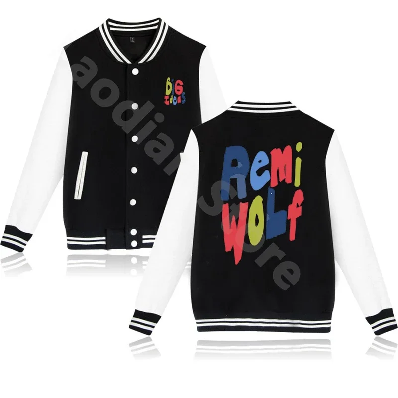 

Remi Wolf Big Ideas Baseball Jacket Fashion Clothes Streetwear Longsleeve Women Men Vintage Jackets Harajuku Baseball Uniform