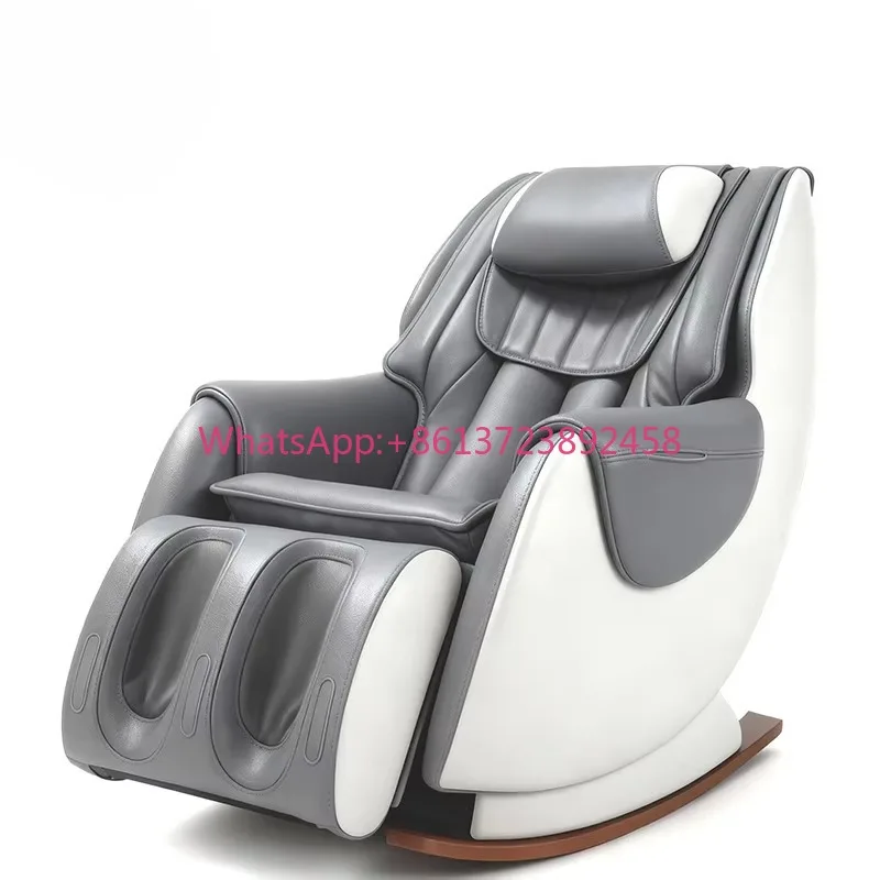 Sillón de Masaje Airo LEERCON con Base Estilo Sofá, Movimiento 8D, Masaje Corporal Completo, Diseño con Pies Reclinables, Silla de Masaje Reclinable con Función de Balanceo