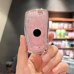 1 pcs Fashion TPU Car Smart Key Case Cover, Fit for BMW 1 3 4 5 6 7 Series X1 X3 X4 M5 M6 GT3 GT5, Keyless Auto Accessories