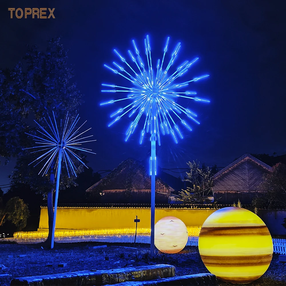 Outdoor IP65 Led Christmas  Light Strip Sound Recognize Thanksgiving Home Artificial Led  Tree Light Dimmable