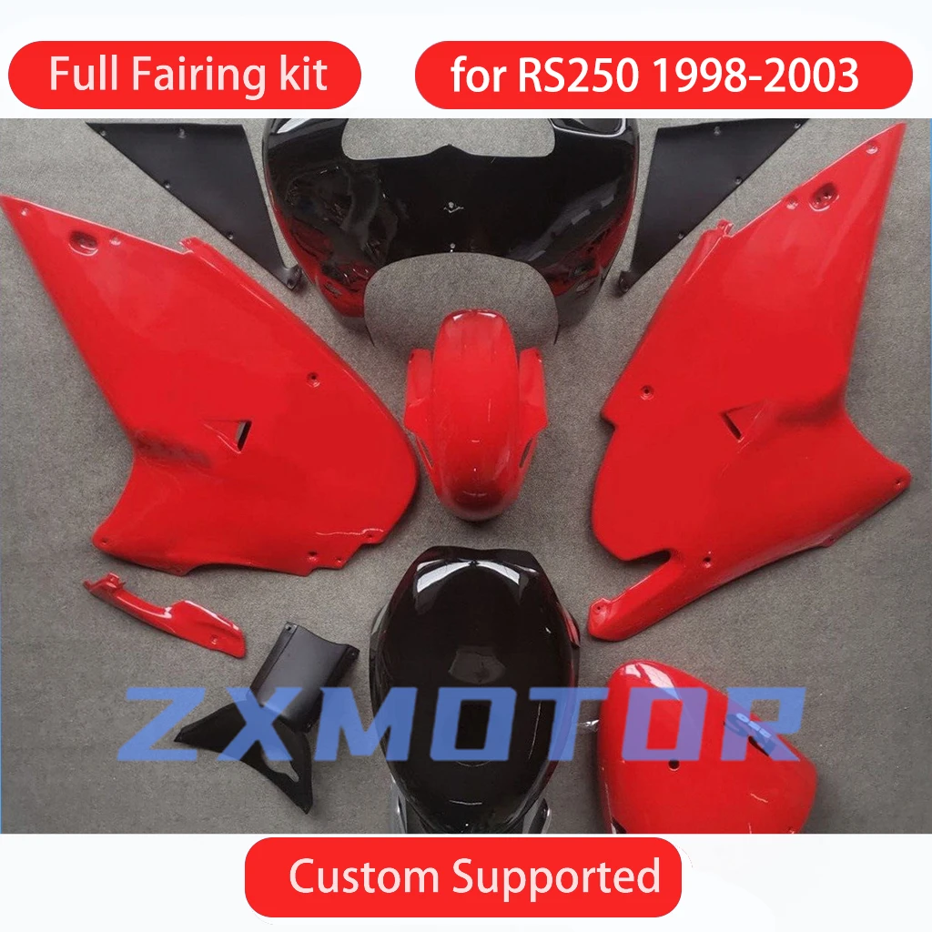 Prime Fairing Set RS 250 1998 1999 2000 2001 2002 2003 Injection Fairings Panel Kit Bodywork for Aprilia RS250 98 99 00 01 02 03