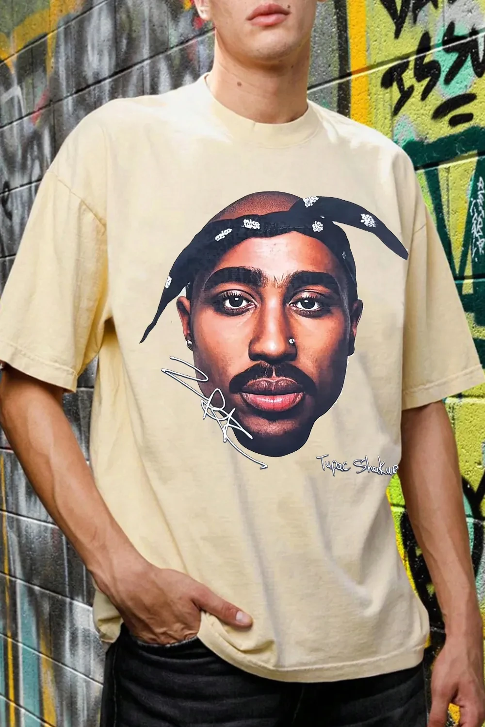2 Pac 2026 Famous Tupac Printed Cotton T-shirt Men's Summer Casual Top Short Sleeve Classic Male Women Tee