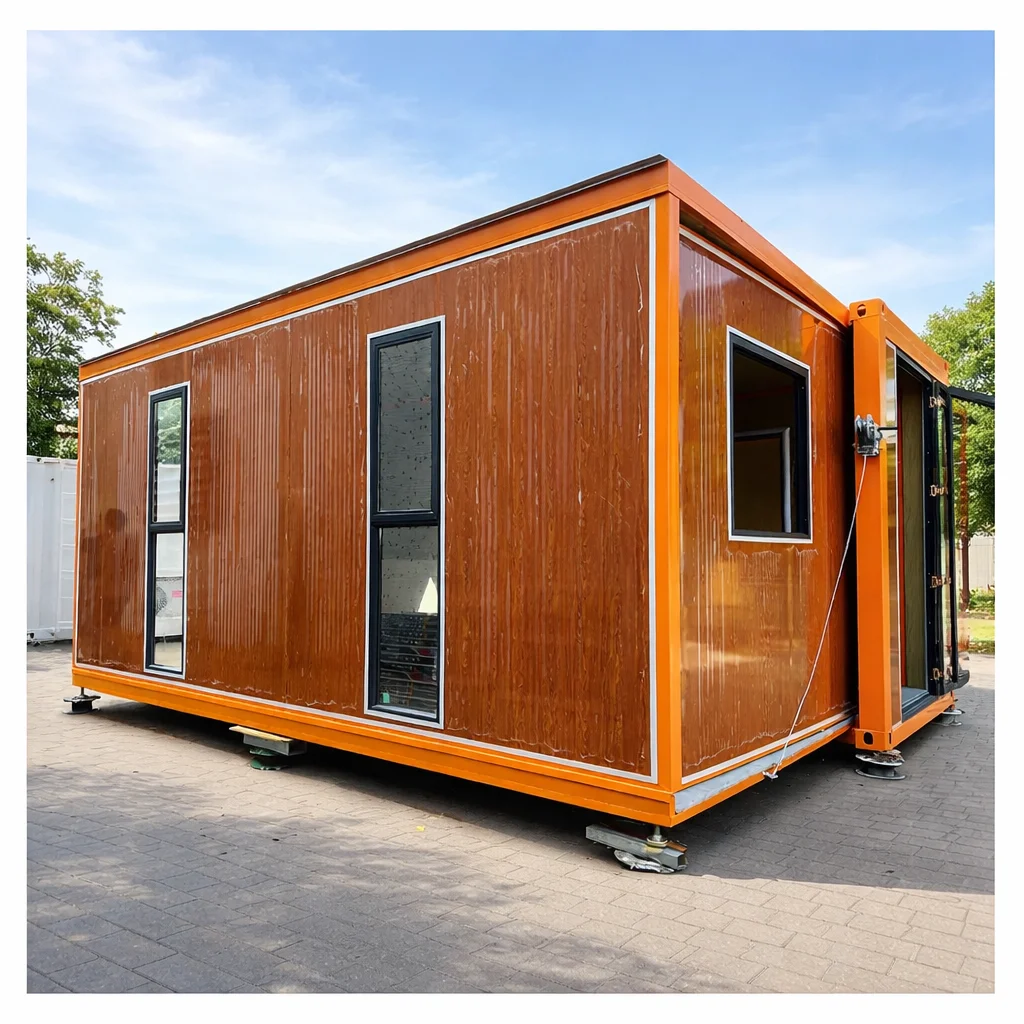 Customized 40ft Expandable Modular House with Bathroom Folding Prefab Container Home Best Price