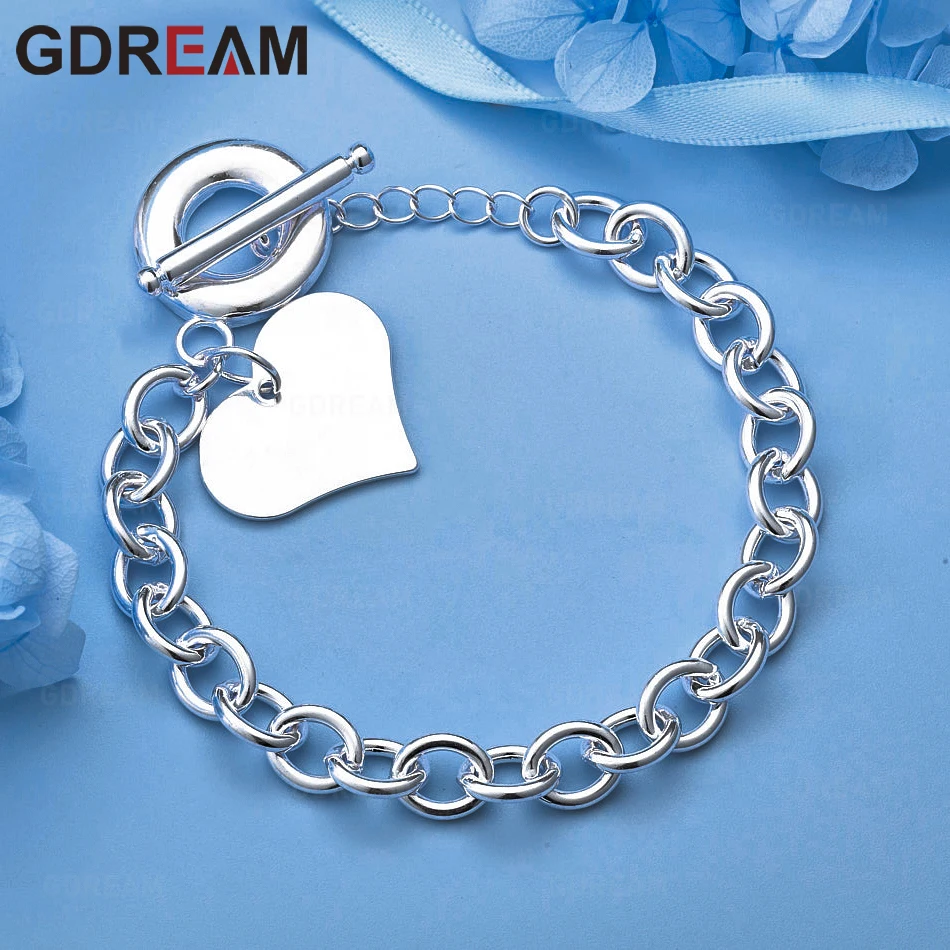 GDREAM 925 فضة زهرة خاتم صغير سوار أنيق بسيط المرأة مجوهرات الزفاف الخطوبة