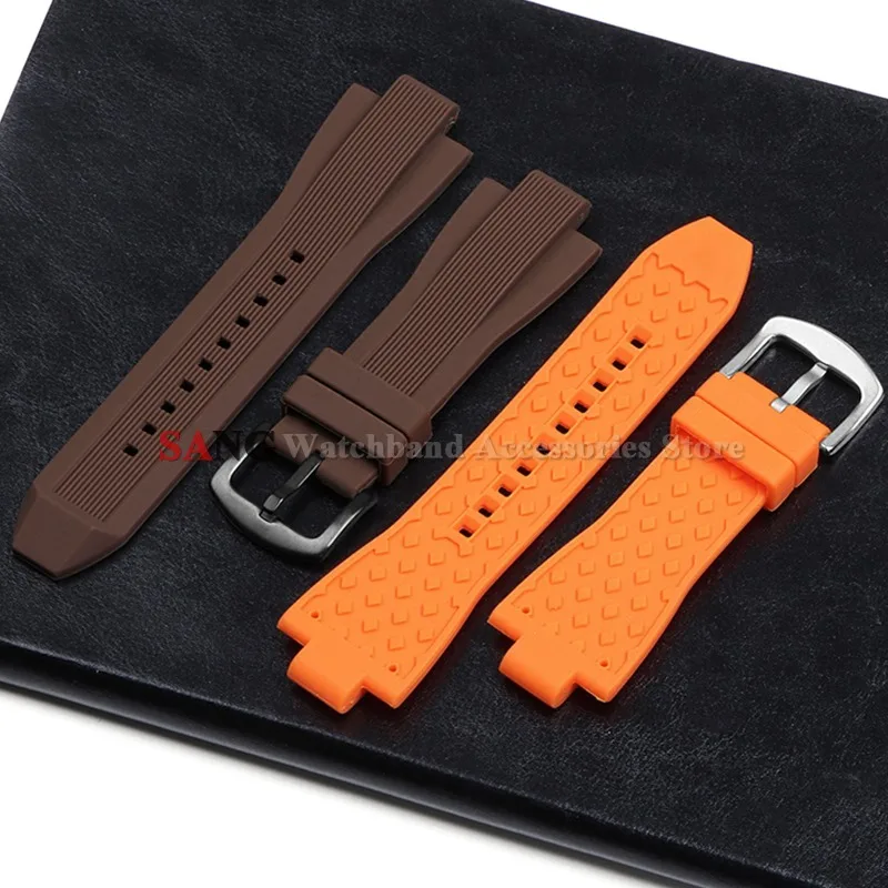 Pulseira de Silicone Macia para Relógio Michael Kors MK8184 MK8729 MK9020 MK8152 MK9026 29mmx13mm Acessório de Pulseira