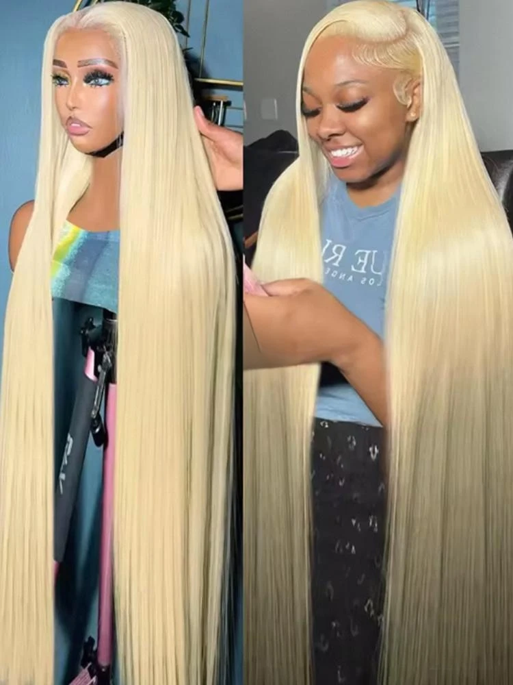 200 Density 40 Inch 613 Lace Front Wig Human Hair 613 Lace Front Wig Human Hair Blonde Wig Human Hair 13x4 Straight Lace Frontal