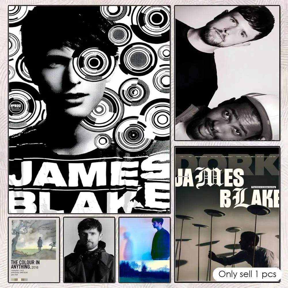 Singer Producer J-james Blake Poster HD art sticky wall waterproof home living room bedroom bar aesthetic decoration
