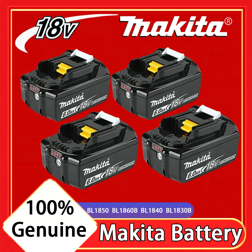 

100% Genuine/Original Makita Replacement Lithium Battery 18V 6.0Ah Battery BL1830B BL1850B BL1850 BL1840 BL1860 BL1815