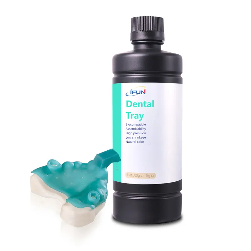 

A ​​​high Quality Resins for 405nm DLP/LCD 3D Printer Lab Material Temporarys Dentures Model Resins 500g