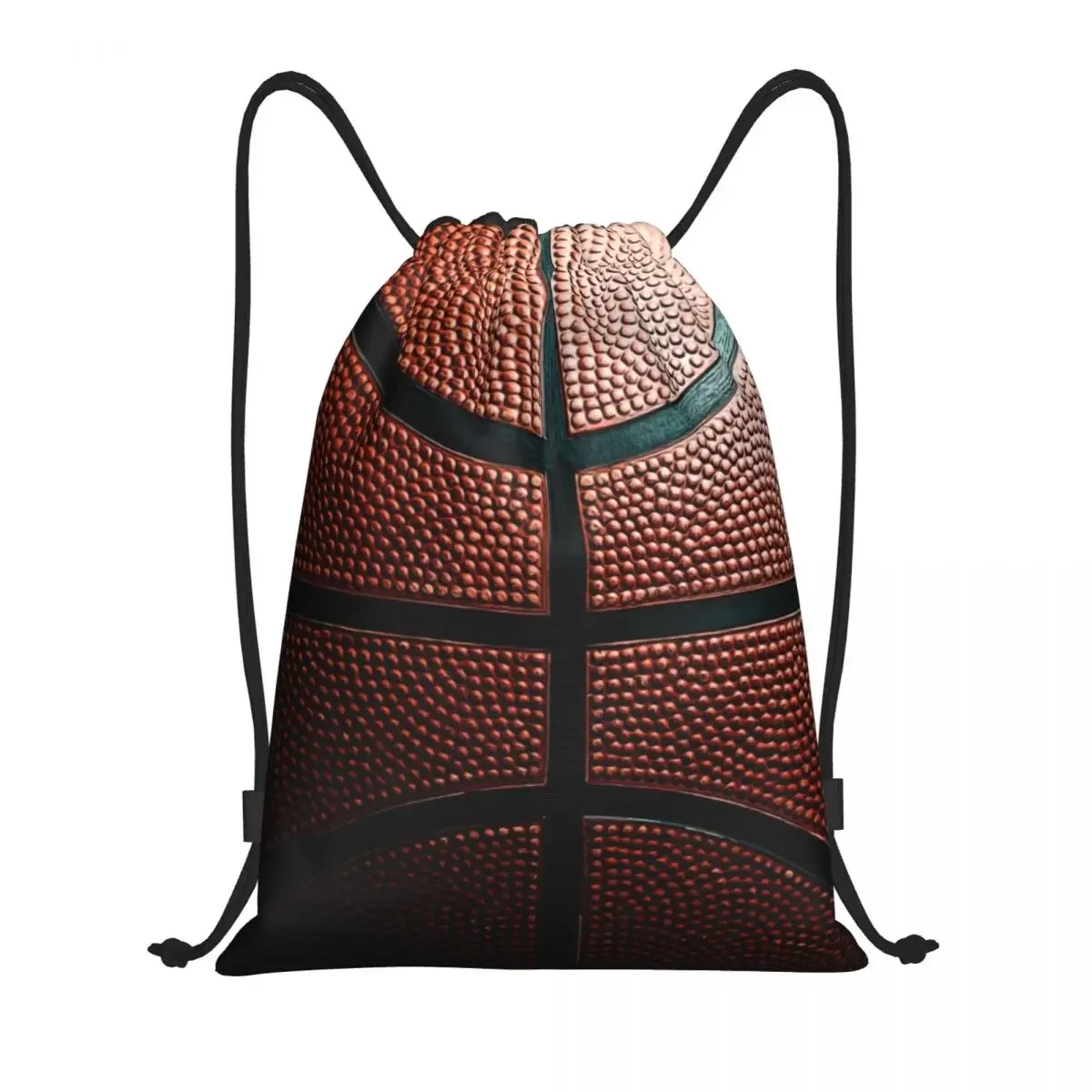 

Custom Basketball Texture Drawstring Bag Women Men Portable Sports Gym Sackpack Training Backpacks