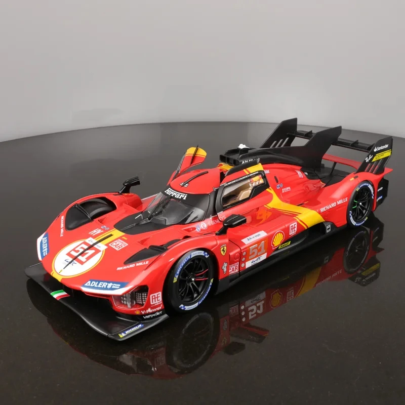 Neues bburago 1:18 Produkt ferrari 499p 51 Rennwagen le mans Champion Legierung Luxus fahrzeug Spielzeug Druckguss Modell Edition Auto Geschenk
