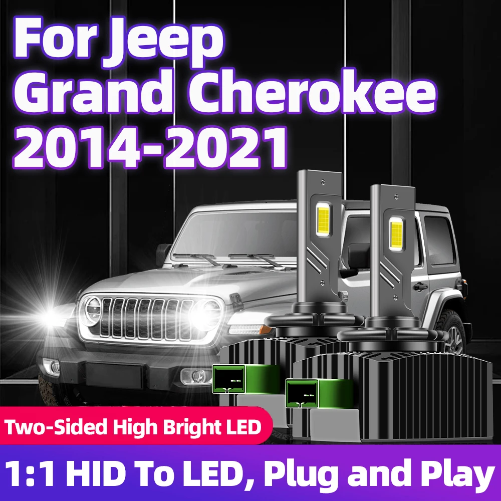 

Led Headlight 1:1 HID D3S Bulb 110W Car Retrofit Headlamp CANbus For Jeep Grand Cherokee 2014 2015 2016 2017 2018 2019 2020 2021
