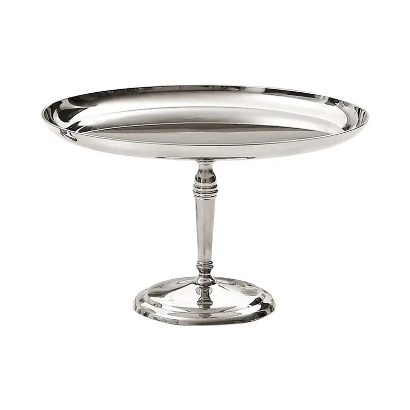 AB34-Stainless Steel Small Cake Stand Dessert Display Stand Cake Plate High-Foot Cake Cup For Cup Cakes, Fruits, Cookies, Snacks