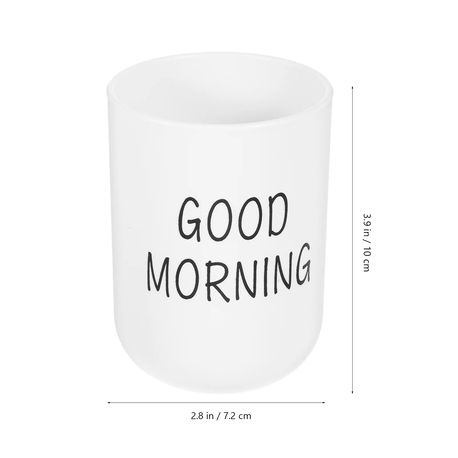 

2Pcs Toothbrush Cups Mouthwash Cup Reusable Tumbler Modern Design Space Saving Bathroom Accessories Toothbrush Cups